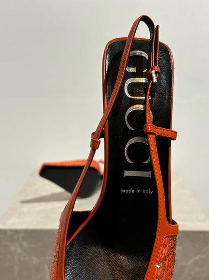 Escarpins Gucci orange T.39 NEUFS