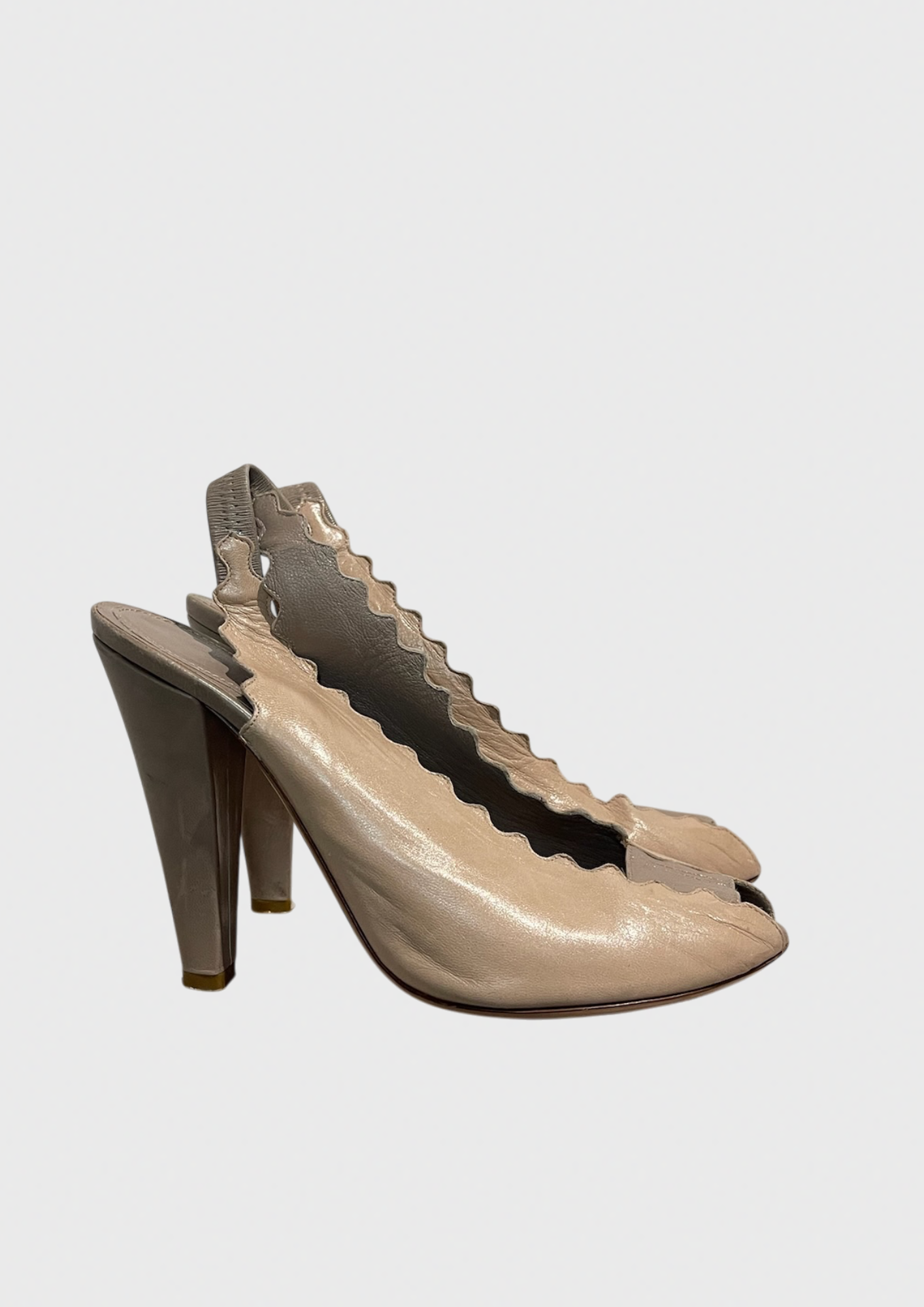 Escarpins Chloé beiges T.36,5