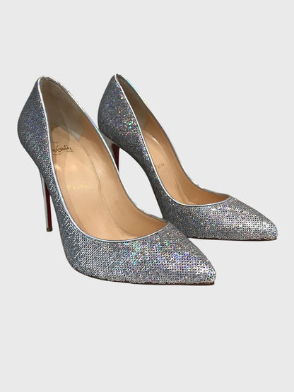 Escarpins Christian Louboutin argents T.39