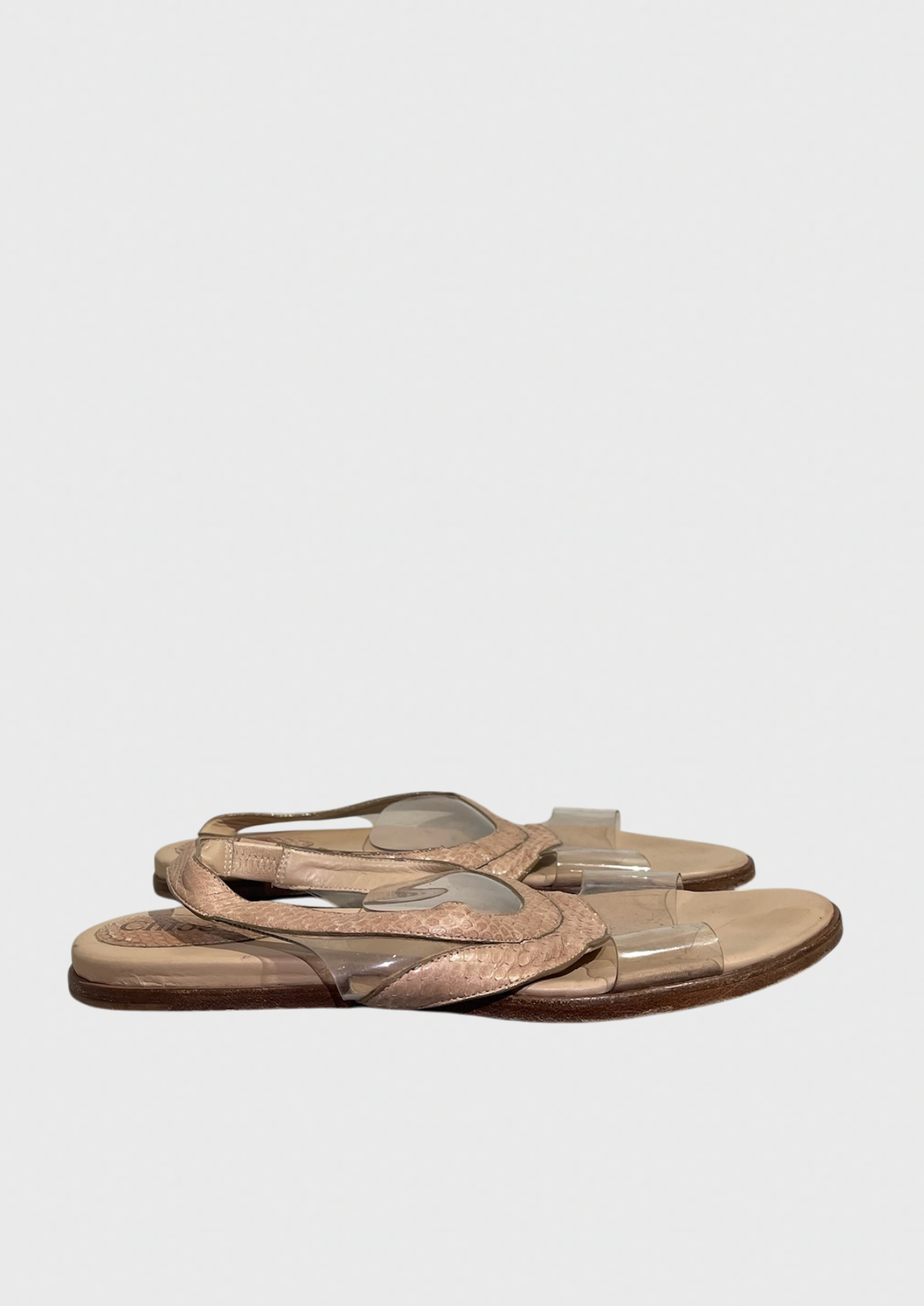 Sandales Chloé beiges T.37,5