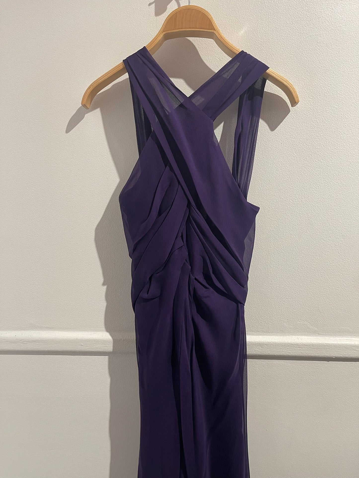 Robe Diane Von Furstenberg violette T.36