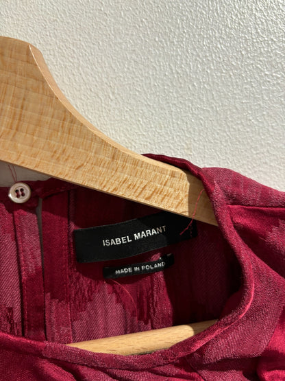 Robe Isabel Marant bordeaux T.34