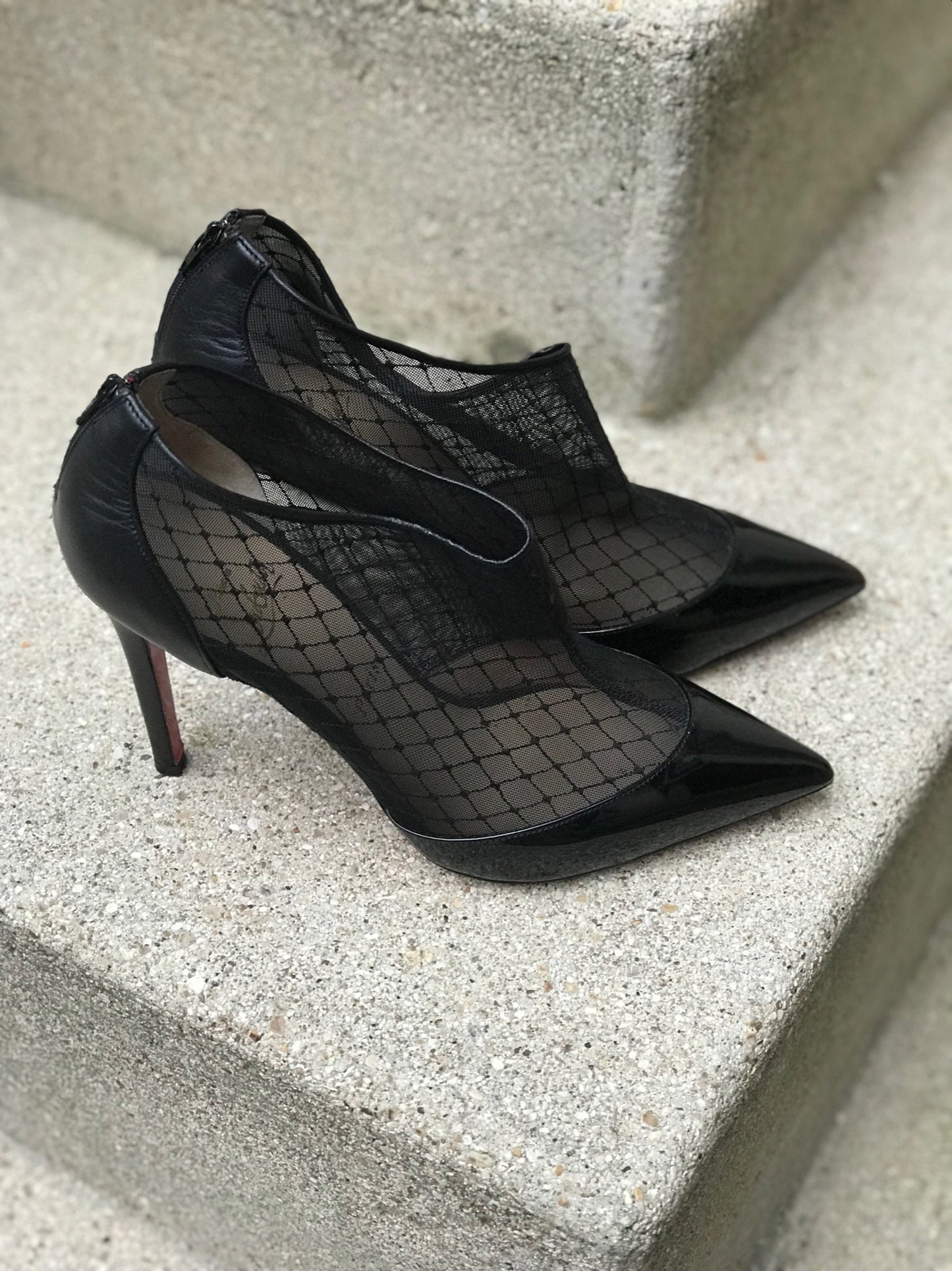 Boots Christian Louboutin noires T.39