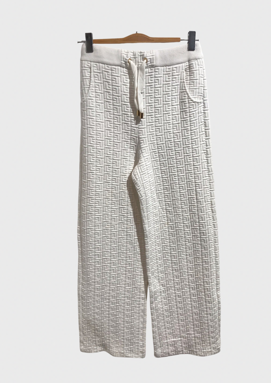 Pantalon Balmain blanc T.36
