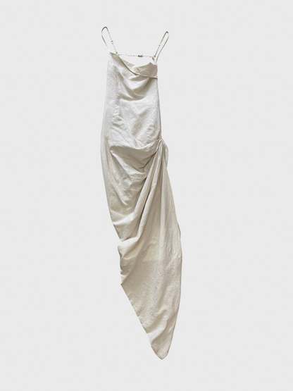 Robe Jacquemus beige T.32