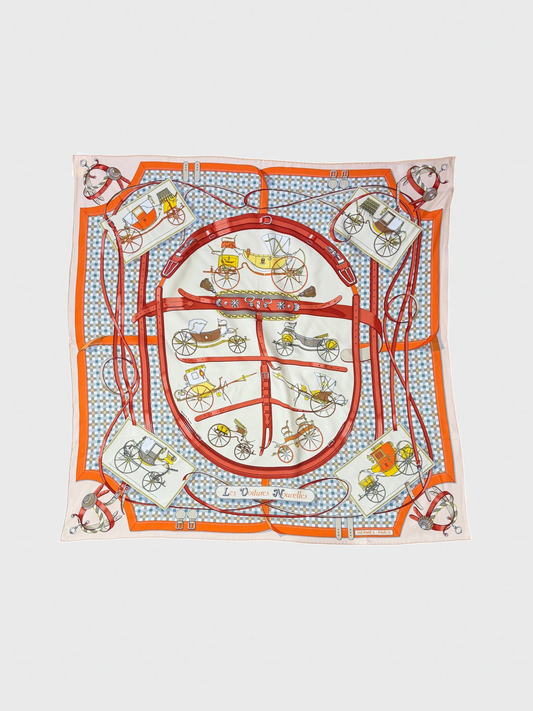 Foulard Hermès Les voitures nouvelles 70
