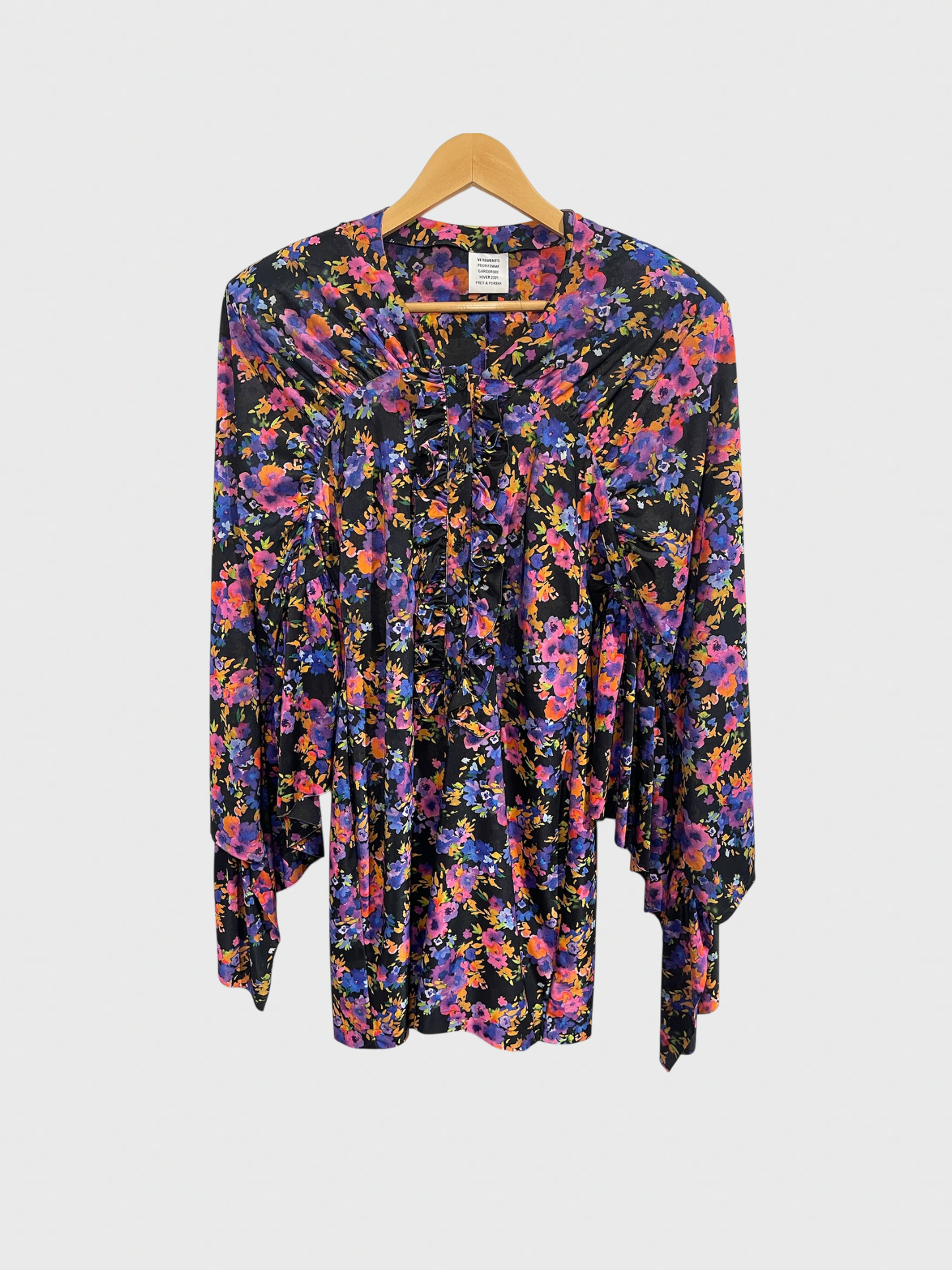 Robe VETEMENTS à fleurs T.S
