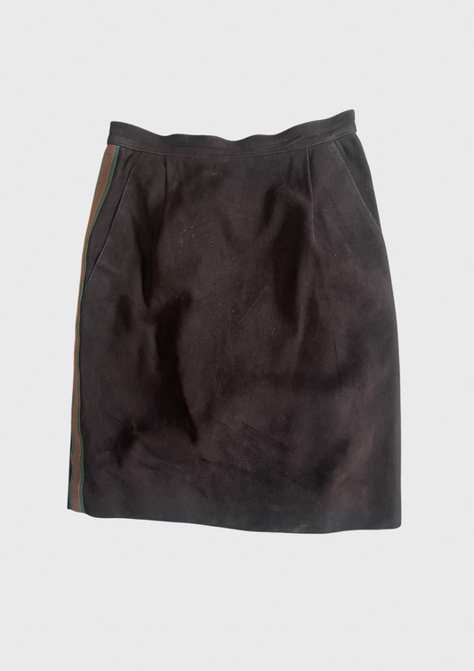 Jupe Chanel marron T.36