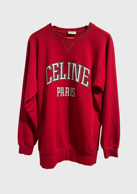 Sweat Celine rouge T.XS