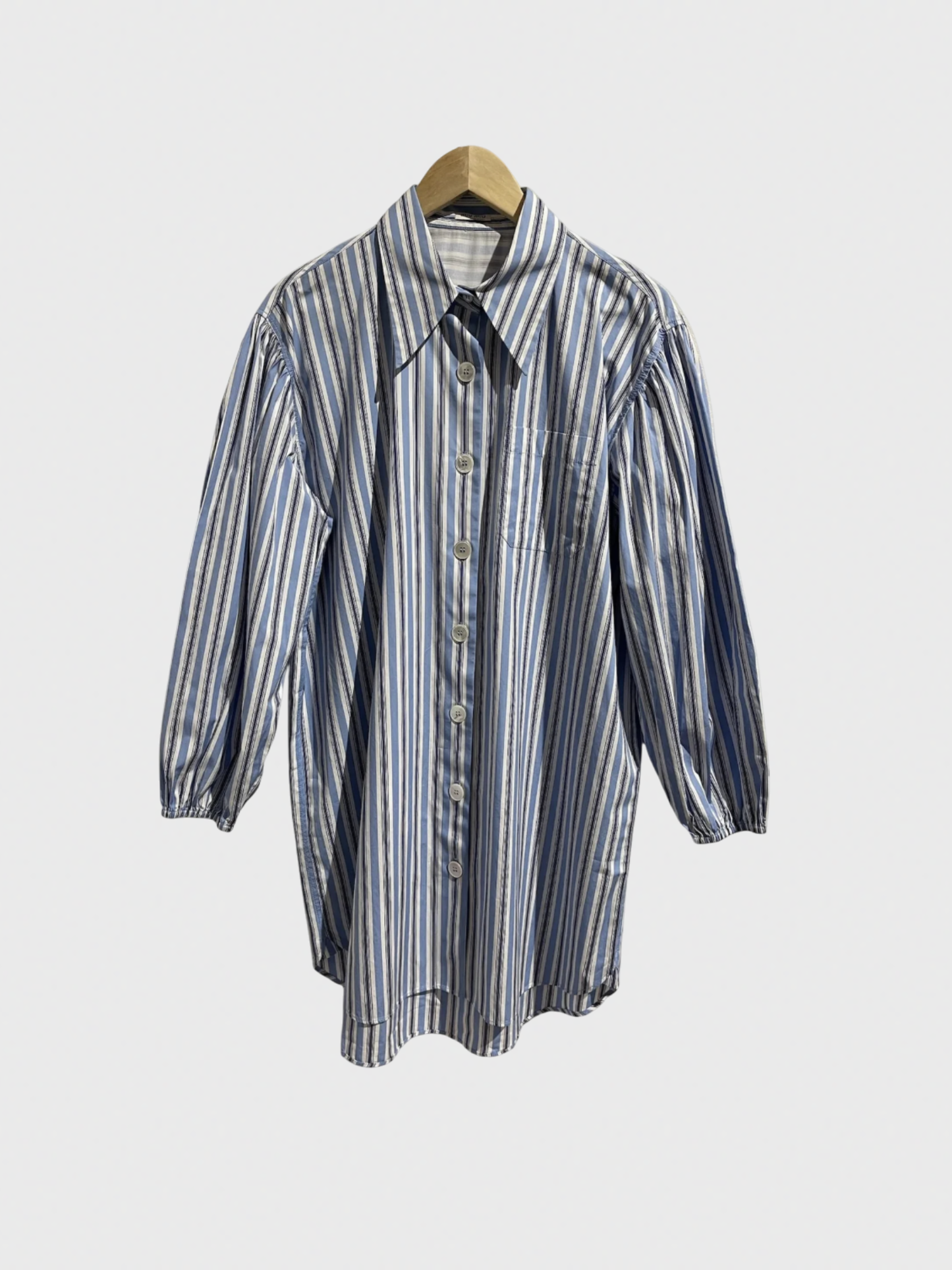 Robe chemise Miu Miu bleue T.34