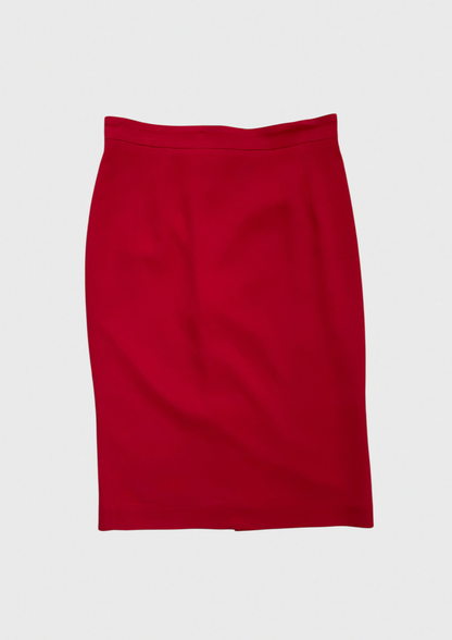 Jupe Dolce & Gabbana rouge T.40