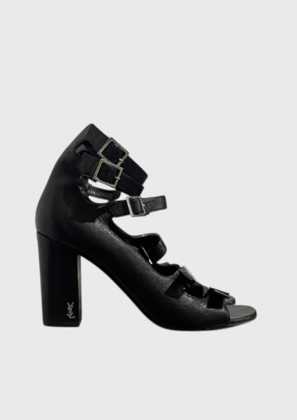 Sandales Saint Laurent noires T.40