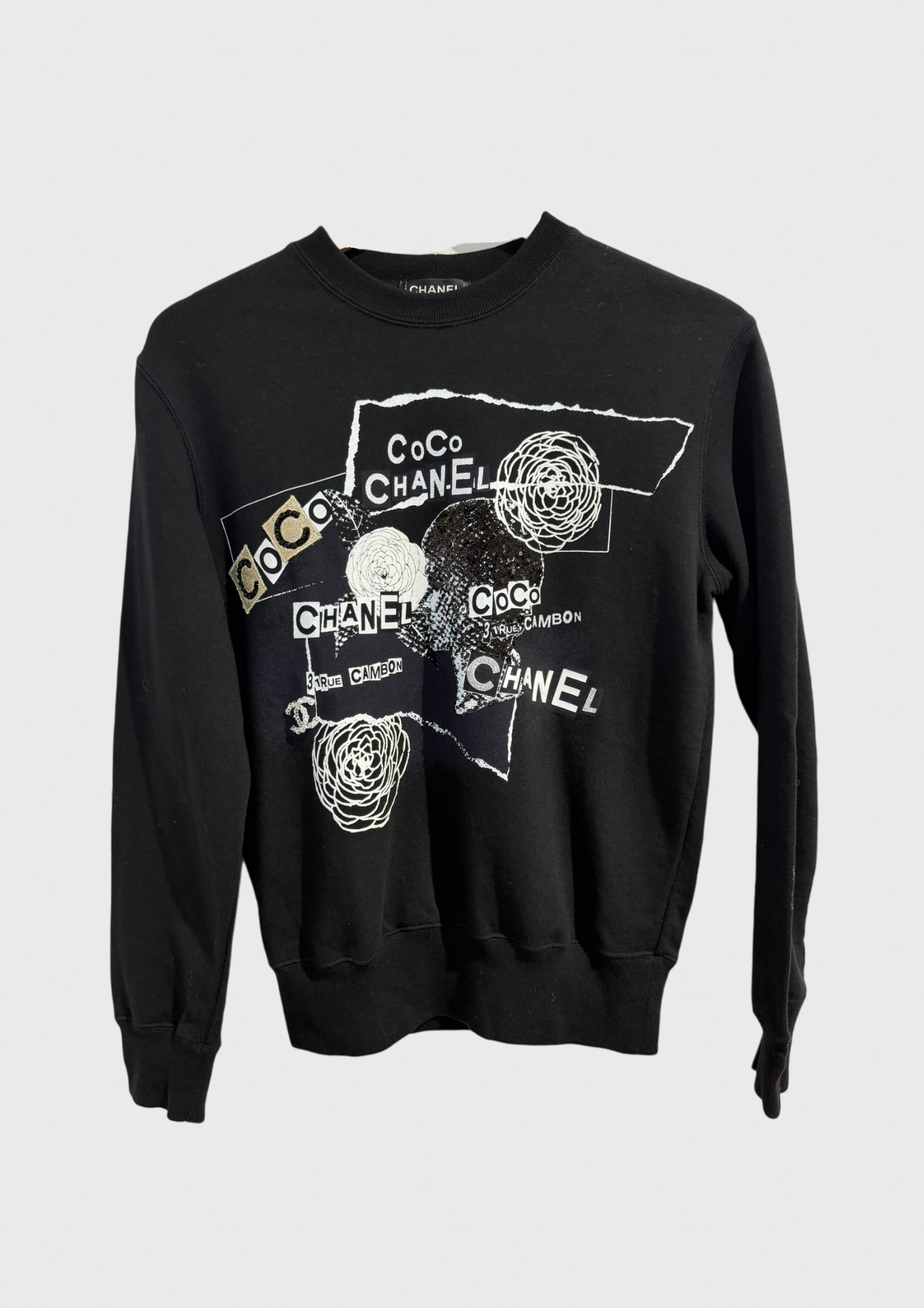 Sweat Chanel noir T.XS