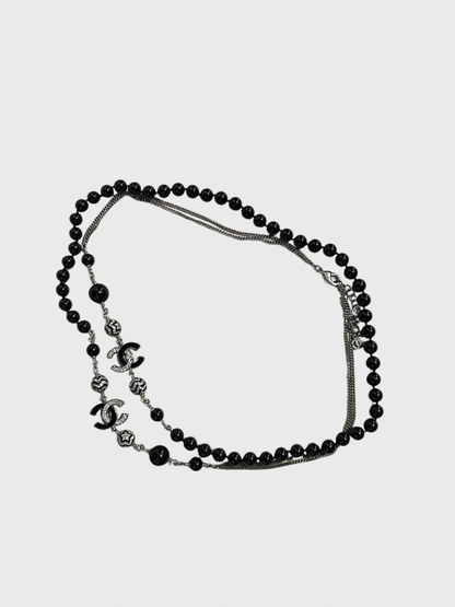 Sautoir Chanel noir