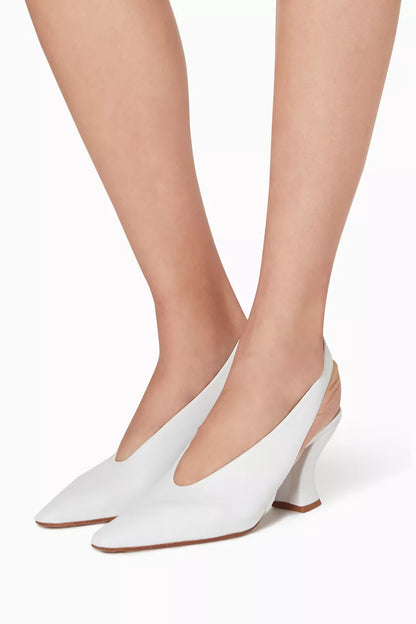 Escarpins Bottega Veneta blancs T.40