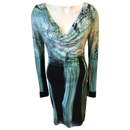 Robe Class Cavalli verte T.36-38