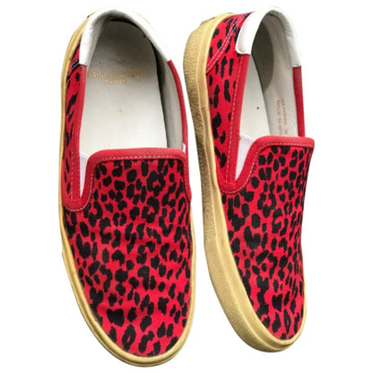 Baskets Saint Laurent leopard T.36