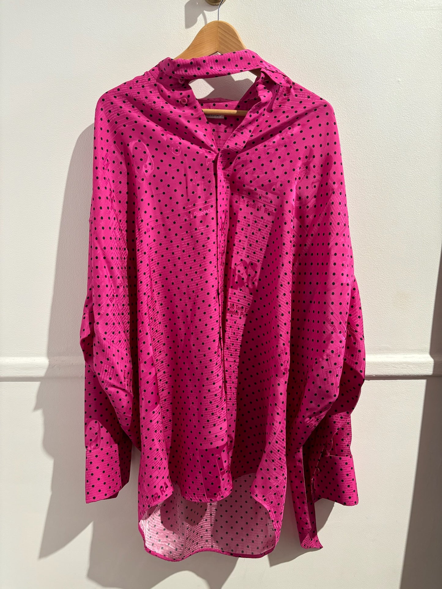 Robe Balenciaga fushia T.34