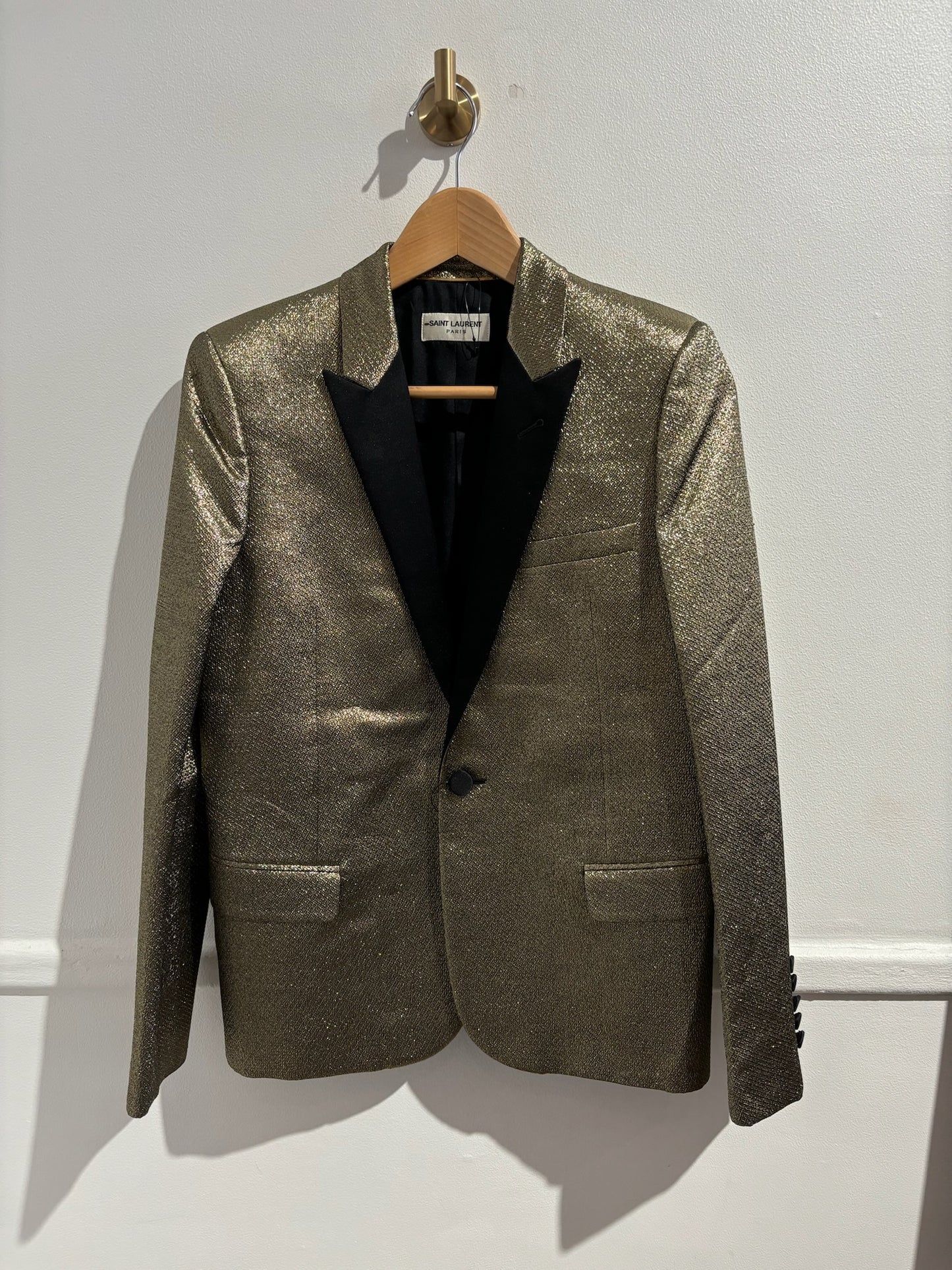 Blazer Saint Laurent doré T.S