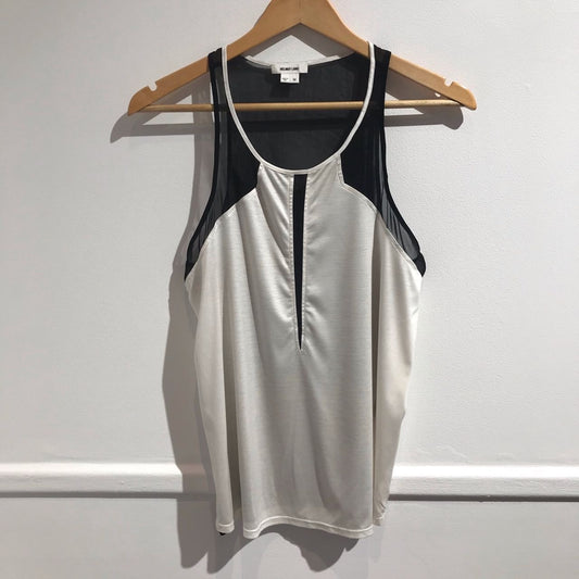 Top Helmut Lang noir et blanc T.M