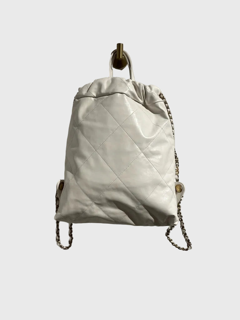 Sac à dos Chanel 22 Blanc