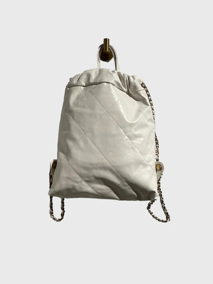 Sac à dos Chanel 22 Blanc