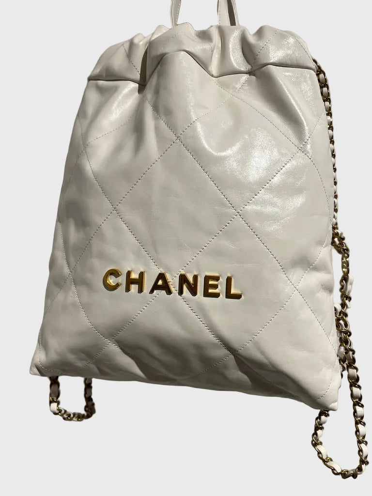 Sac à dos Chanel 22 Blanc