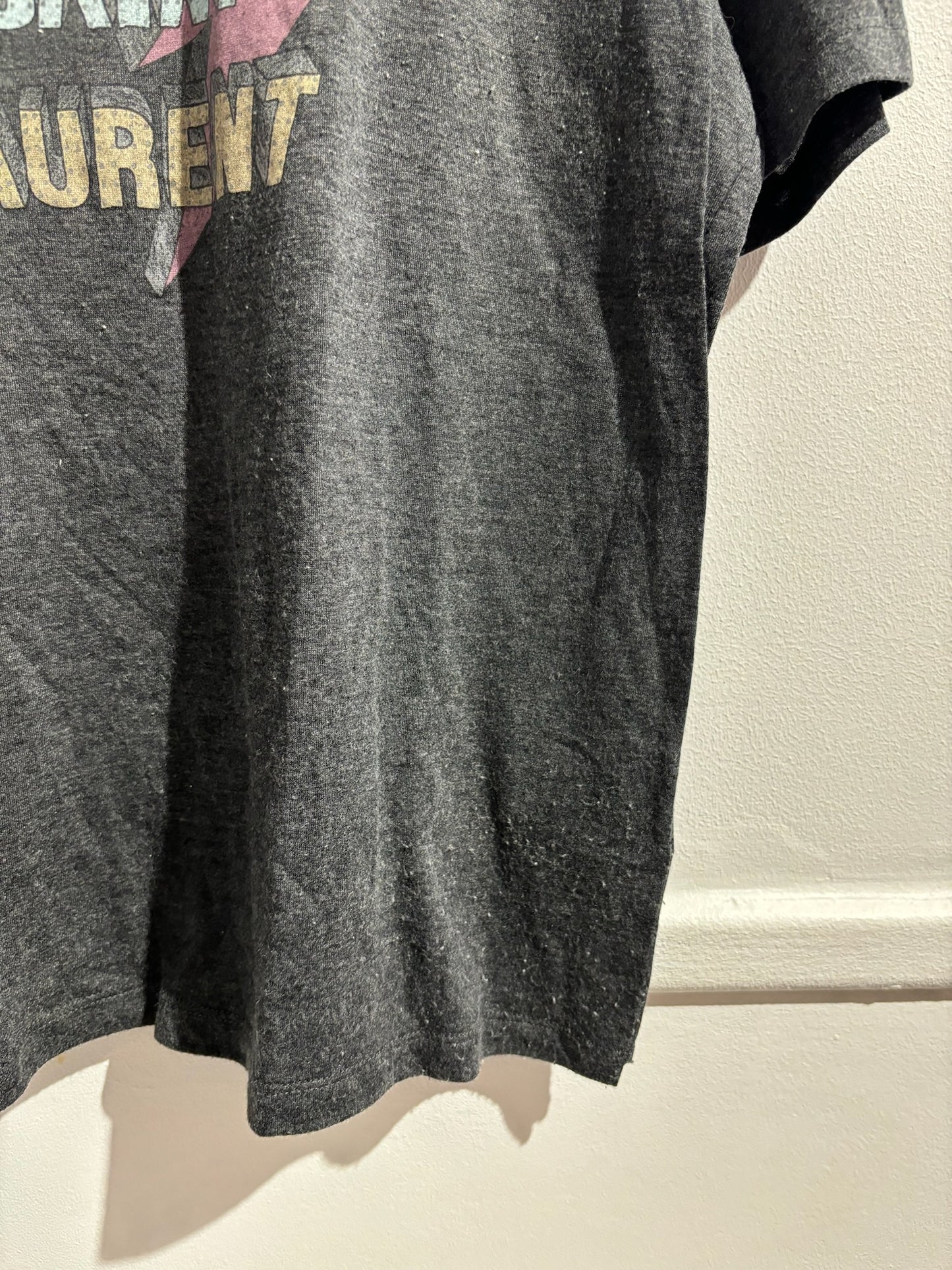 T-shirt Saint Laurent gris T.XS