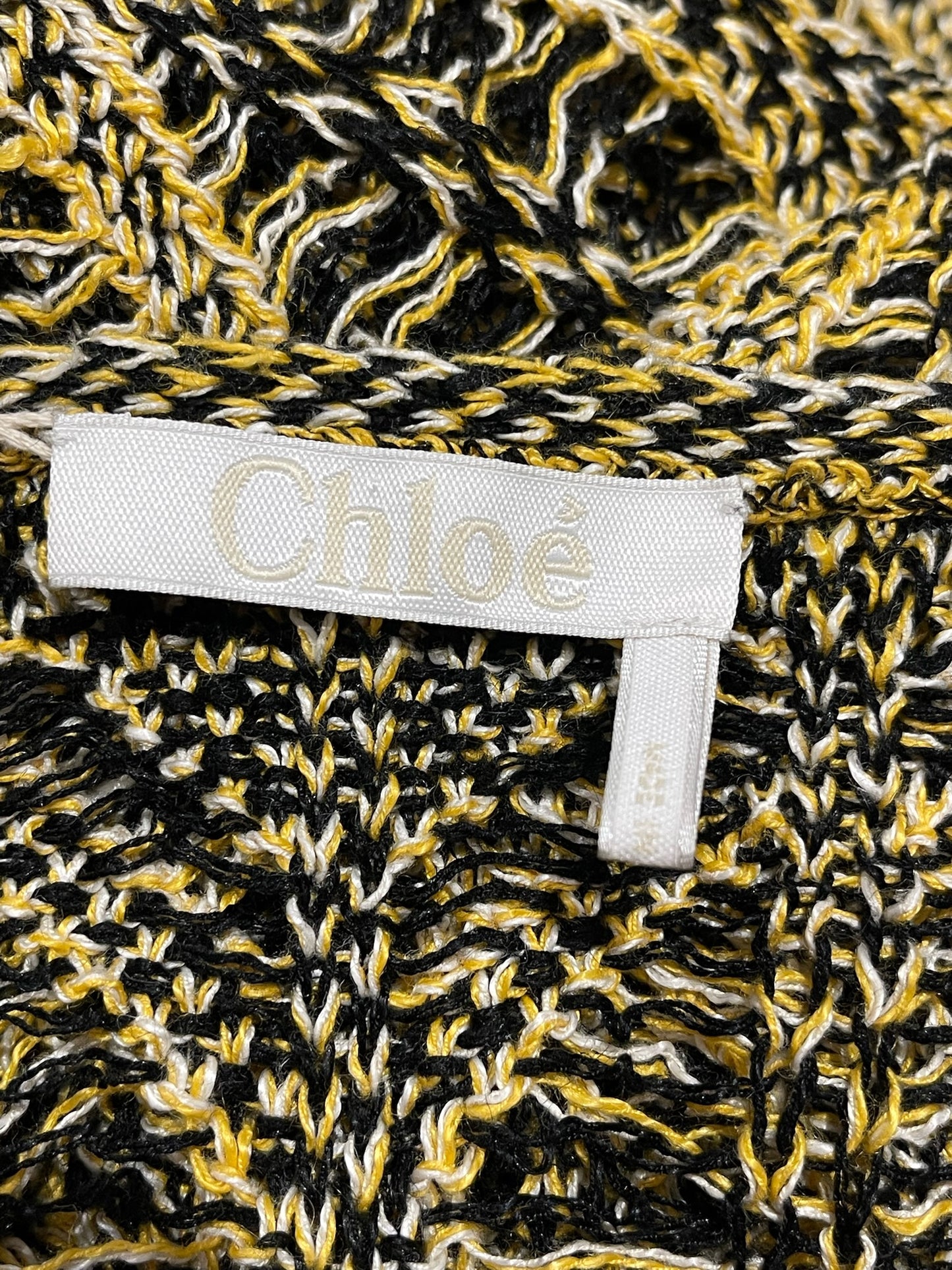 Robe Chloé jaune T.L NEUVE