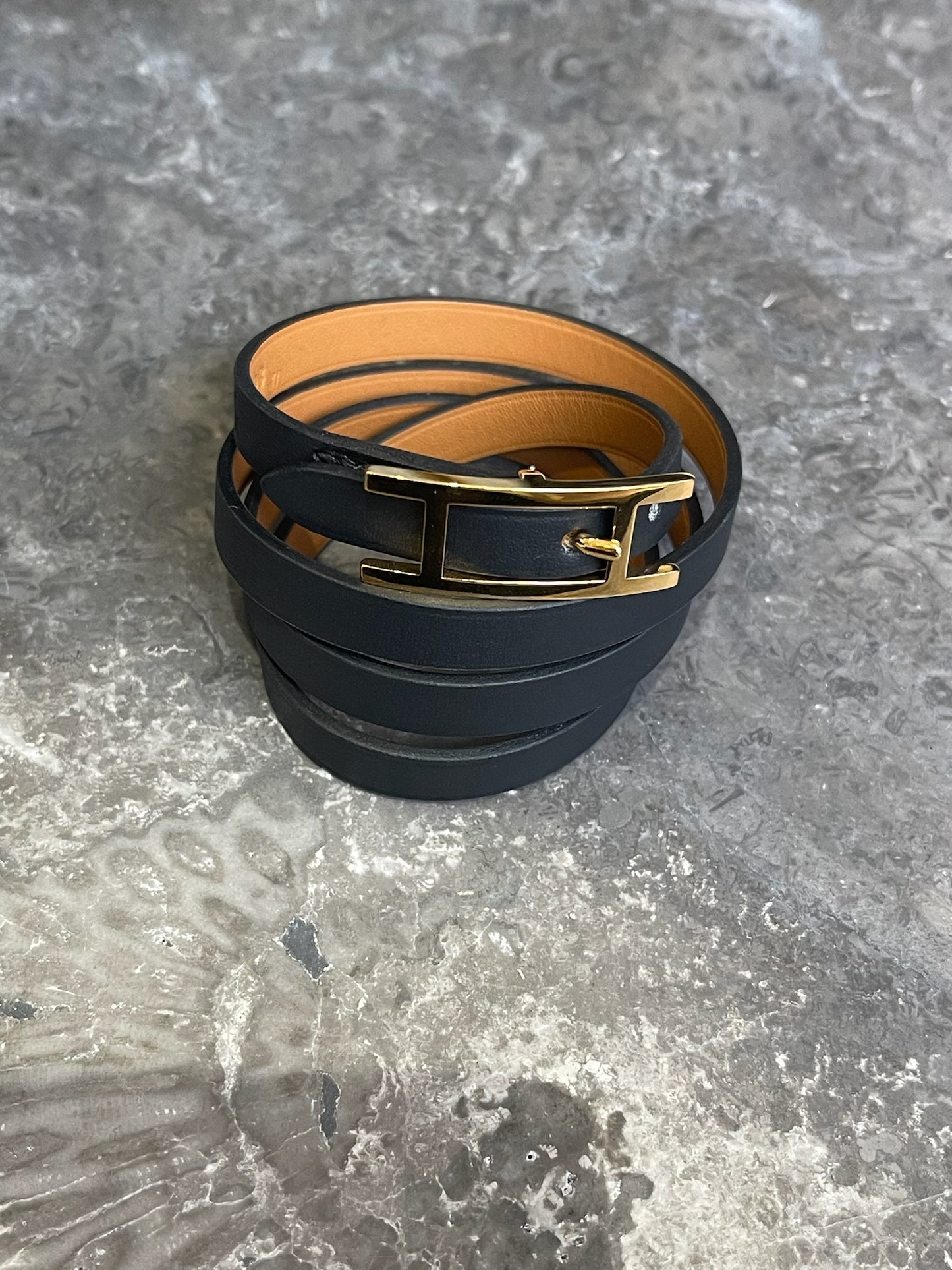 Bracelet Hermes Hapi noir NEUF