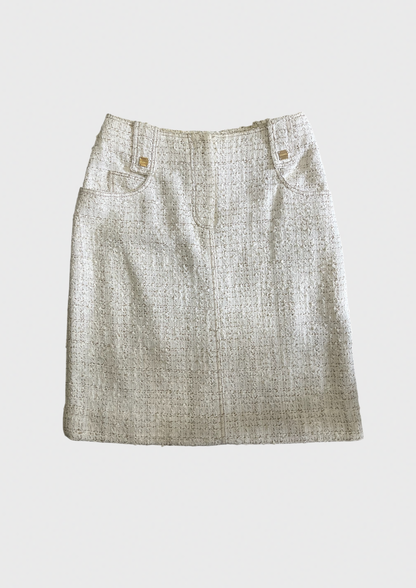 Jupe Chanel blanche T.38