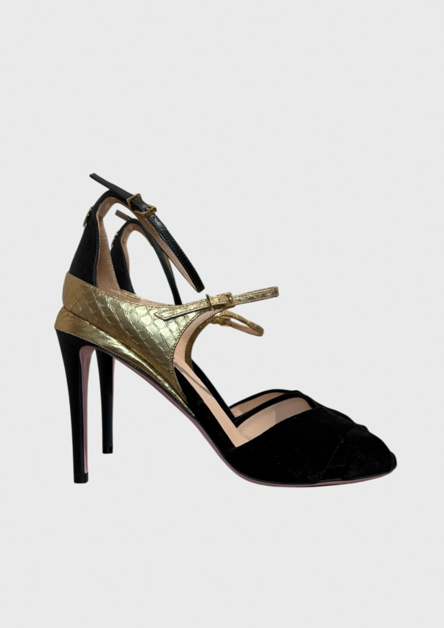 Sandales Fendi noires T.38
