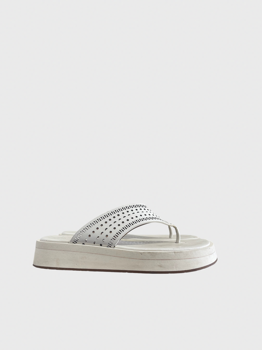 Tongs AlaÏa blanches T.37
