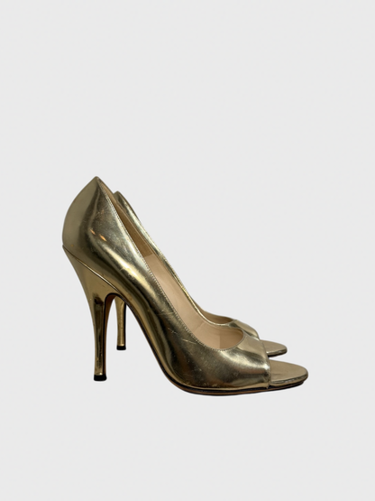 Escarpins Dolce & Gabbana dorés T.38