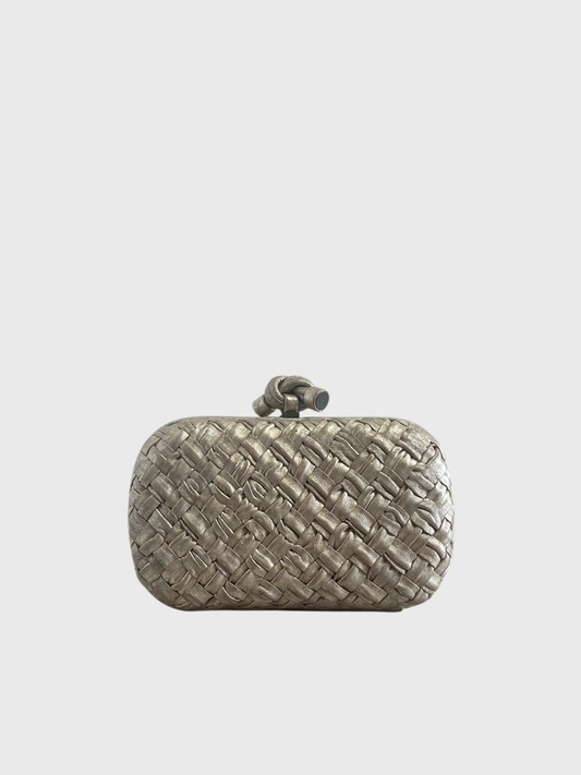 Minaudière Bottega Veneta champagne