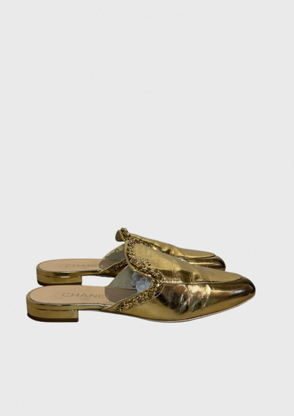 Mules Chanel T.37,5