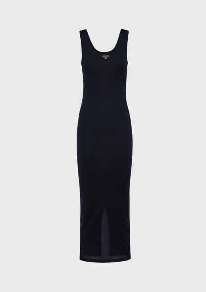 Robe Prada bleu marine T.36