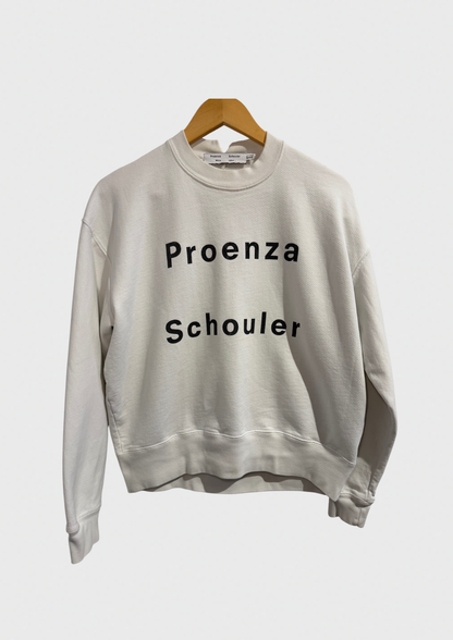 Sweat Proenza Schouler blanc T.XS