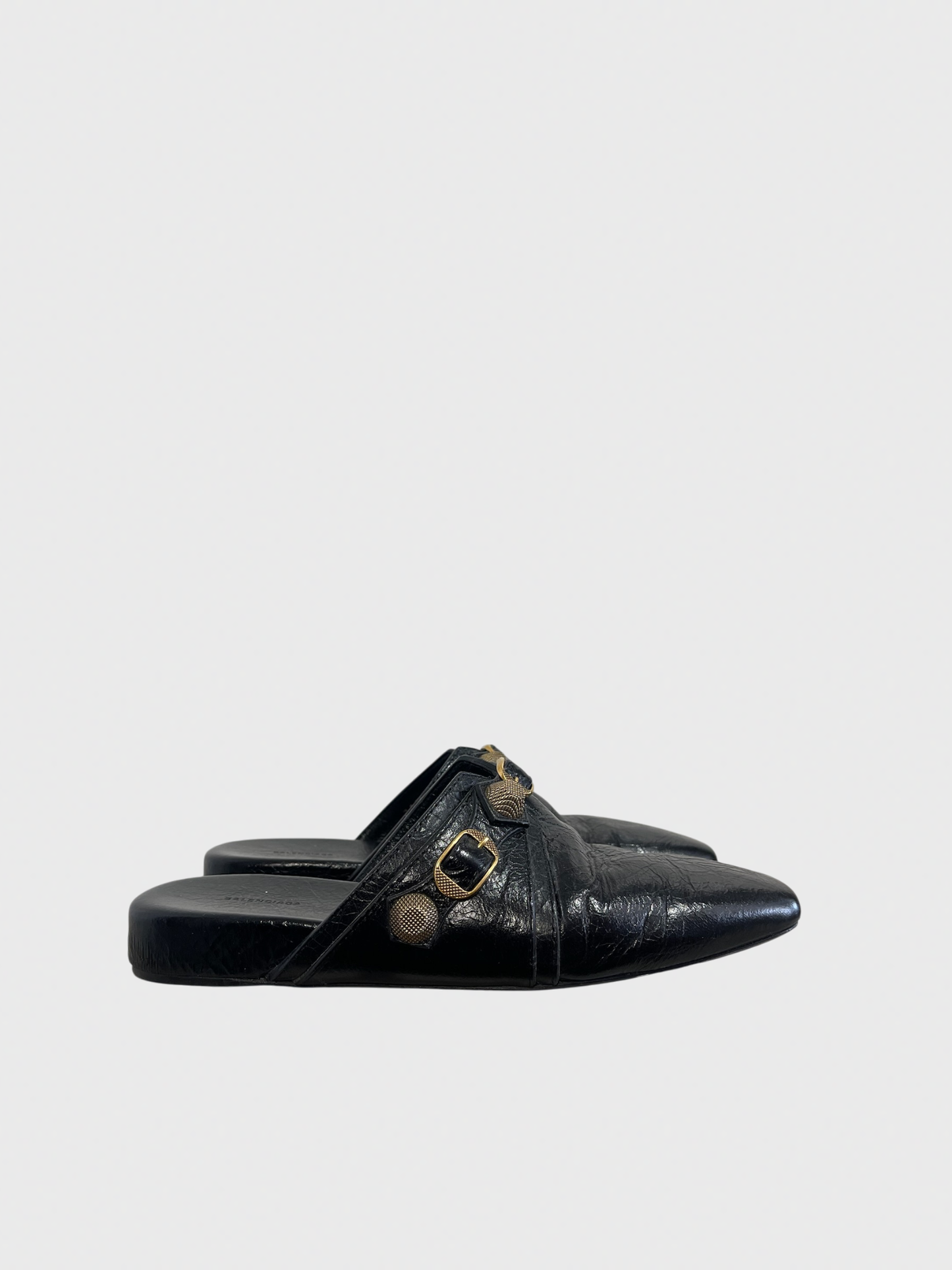 Mules Balenciaga Cagole noires T.37