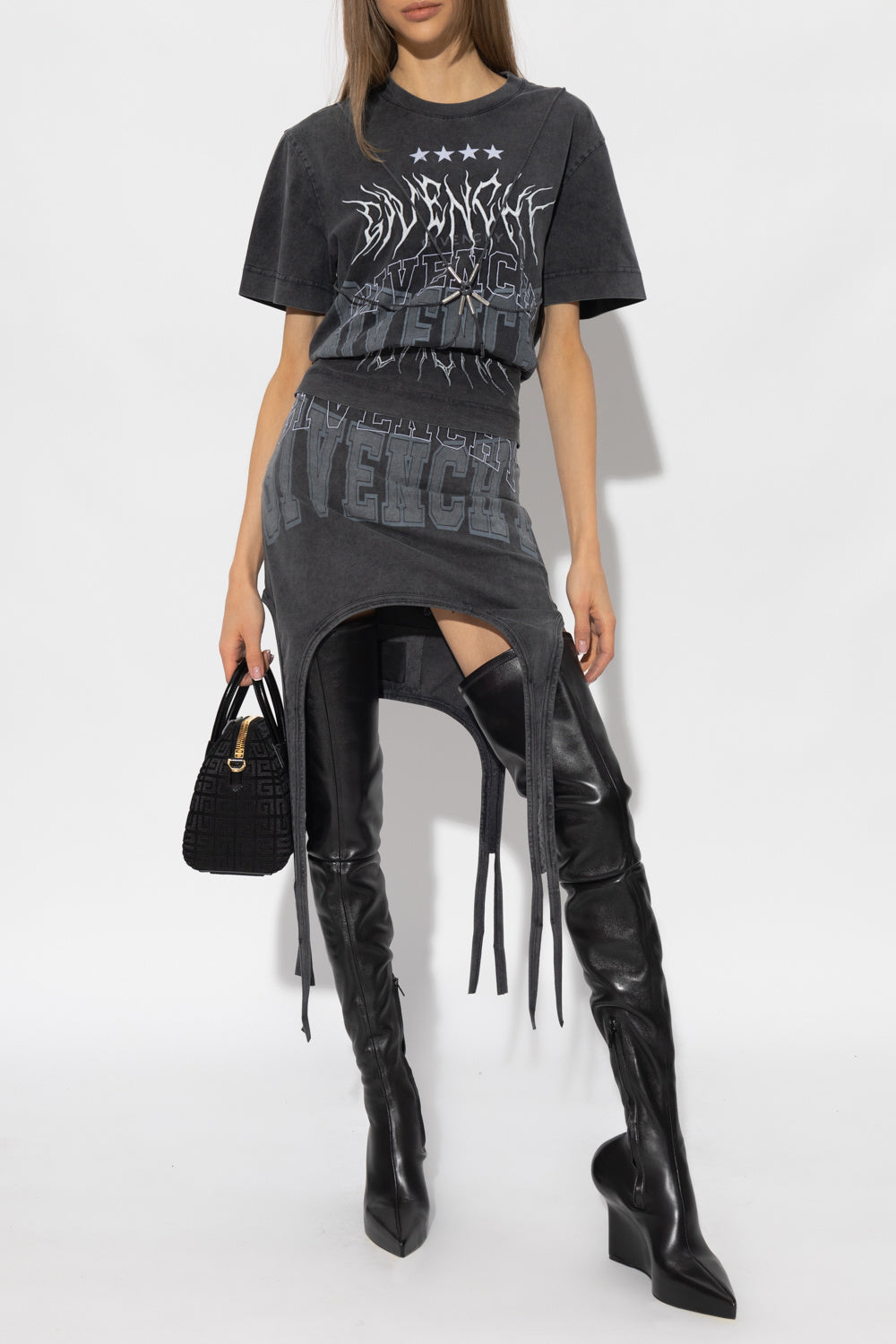 Jupe Givenchy grise T.XS