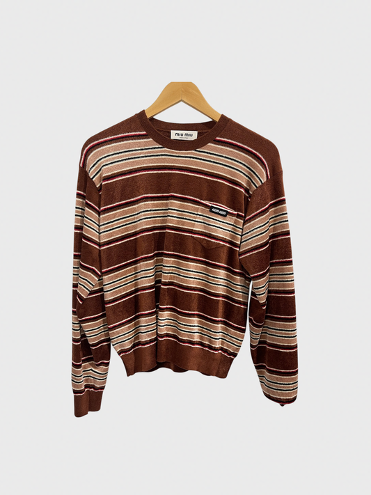 Pull Miu Miu rayé T.34