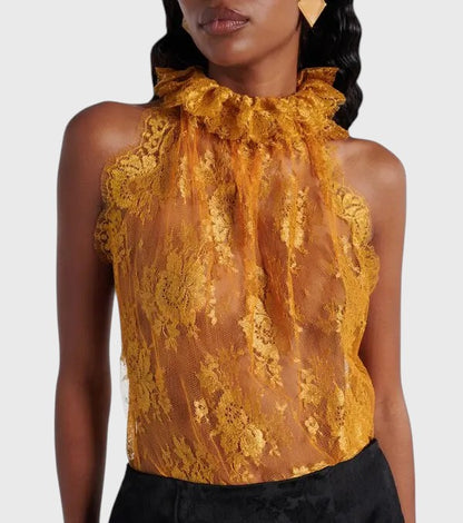 Body Saint Laurent jaune T.36
