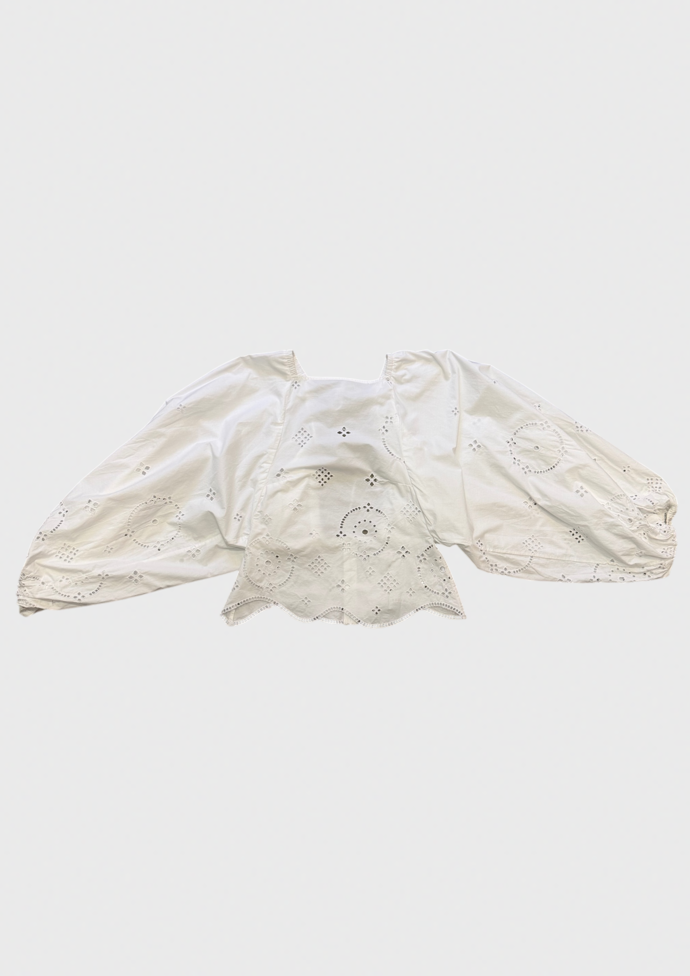 Blouse Ganni blanche T.38