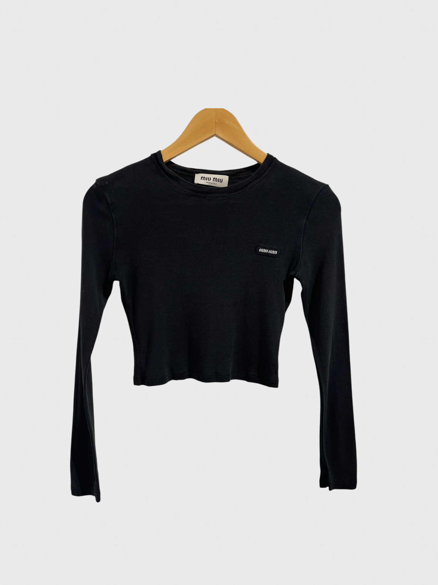 T-shirt Miu Miu noir T.XS