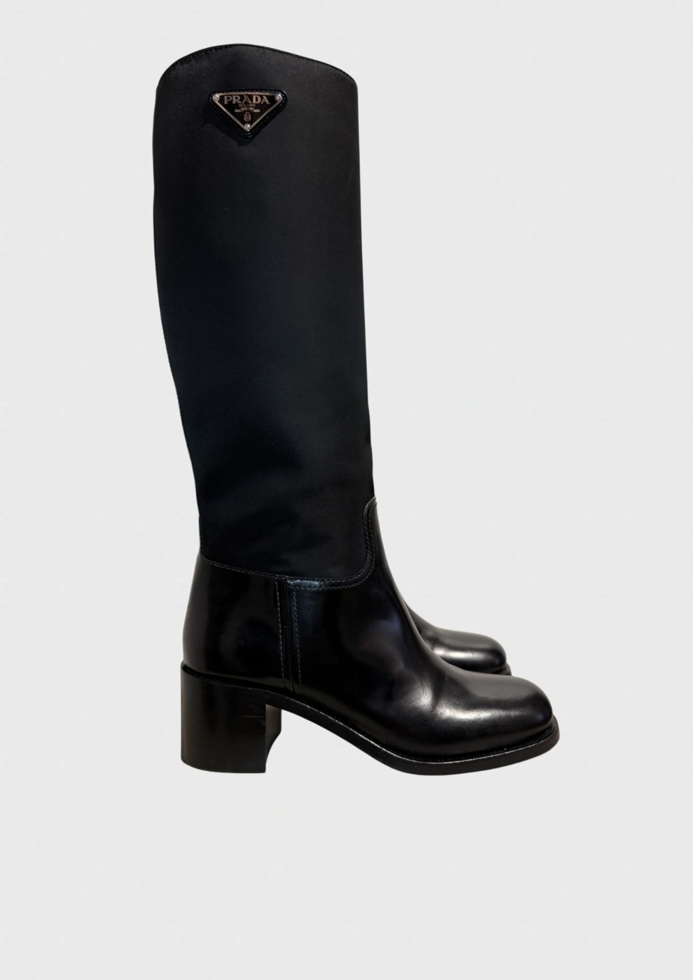 Bottes Prada noires T.38