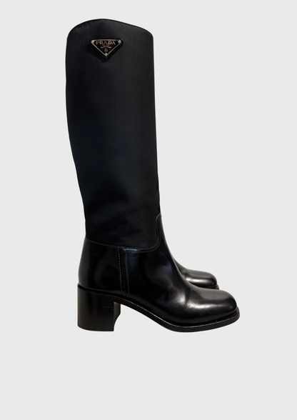 Bottes Prada noires T.38