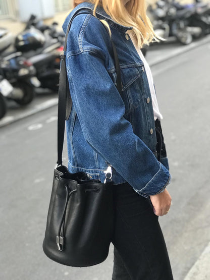 Veste Balenciaga denim bleu T.34