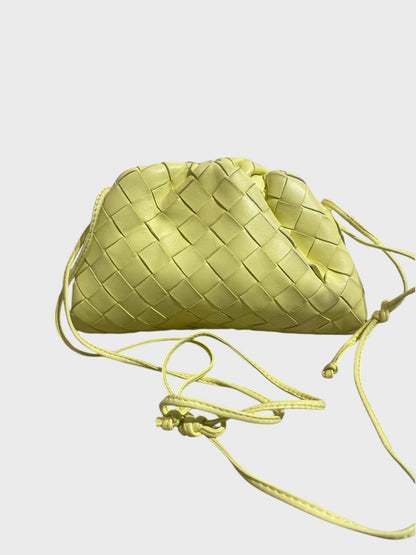 Sac Bottega Veneta Mini Pouch Jaune