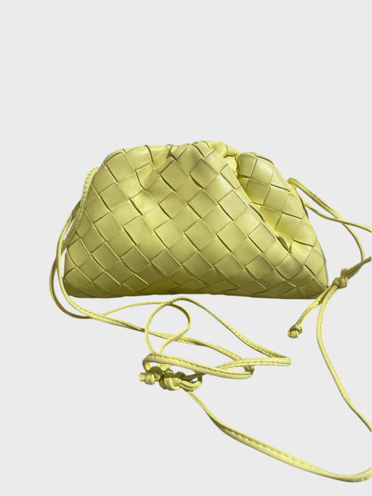 Sac Bottega Veneta Mini Pouch Jaune