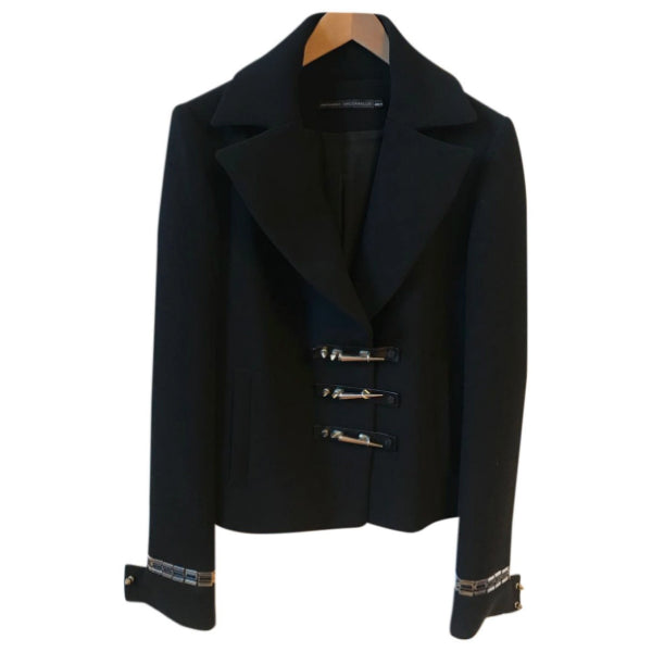 Veste Anthony Vaccarello noire T.36